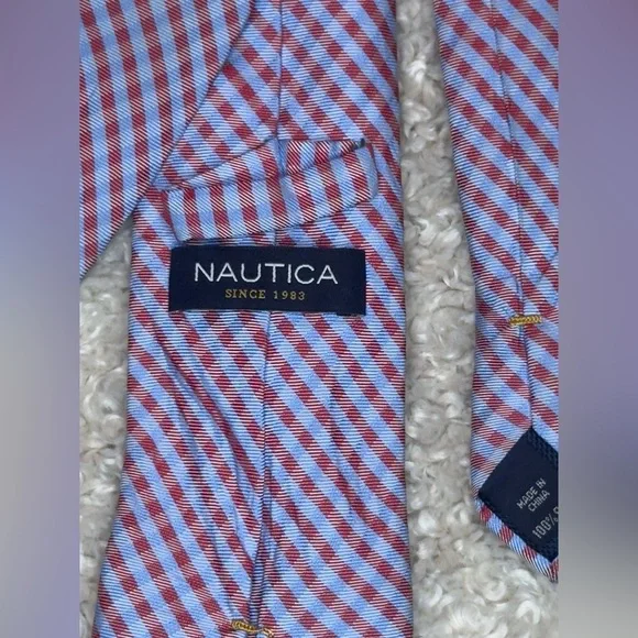 Nautica 100% Silk Neck Tie - Picture 4 of 7